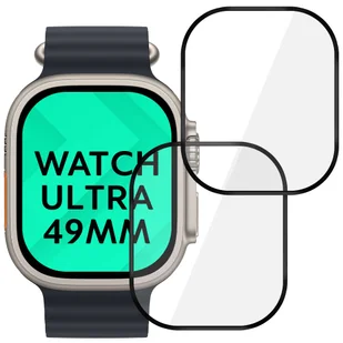 2x Elastyczne Szkło 3D Alogy Screen Protector Pro+ do Apple Watch Ultra 49mm Black - Akcesoria do smartwatchy - miniaturka - grafika 5