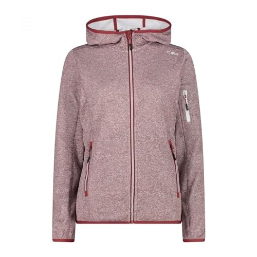 CMP - Damska kurtka Knit-Tech ze stałym kapturem, granat-off biały, 48