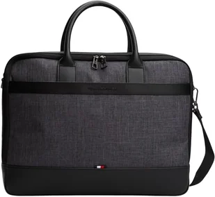Tommy Hilfiger Męska torba podróżna TH NYLON MEL AM0AM13556 torba na komputer, czarna (Melange), OS, Czarny (Melange), rozmiar uniwersalny - Torebki damskie - miniaturka - grafika 1