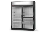 Szafy i witryny chłodnicze - Energooszczędna szafa chłodnicza przeszklona RAPA SCh-S 1400 3D AG ecoline - miniaturka - grafika 1