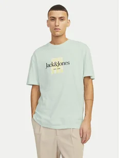 Jack&Jones T-Shirt Lafayette 12250436 Zielony Relaxed Fit - Koszulki męskie - miniaturka - grafika 1