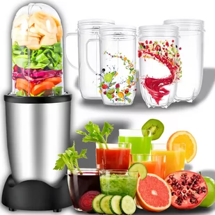 Retoo Robot Kuchenny Blender Kielichowy Wielofunkcyjny 2 Kubki Do Picia Zestaw - Blendery kielichowe - miniaturka - grafika 1