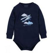 Body dla niemowląt - Nini Body niemowlęce z bawełny organicznej dla chłopca 9 miesięcy, rozmiar 74 - miniaturka - grafika 1