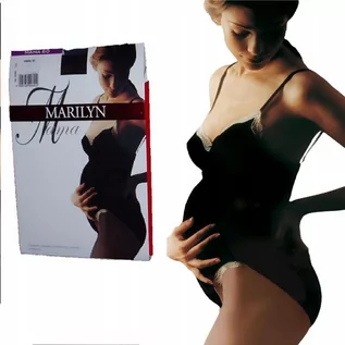 Bielizna ciążowa - Rajstopy Ciążowe 60 Den Kryjące Czarne - grafika 1