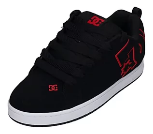 Sneakersy męskie - DC Shoes Męskie sneakersy Court Graffik, Black Red White, 40 EU - grafika 1