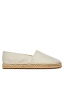 Espadryle damskie - Calvin Klein Espadryle Flat Espadrille - Jacq HW0HW02467 Écru - miniaturka - grafika 1