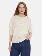 Swetry damskie - Kontatto Kardigan 3M0978C Écru Relaxed Fit - miniaturka - grafika 1