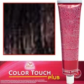 Farby do włosów i szampony koloryzujące - Wella Color Touch Plus Intensywny Krem Tonujacy 55/07 Naturalnie brązowy jasny brąz 60ml - miniaturka - grafika 1