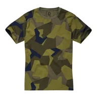 Odzież taktyczna i umundurowanie - Dziecięcy T-Shirt Brandit Swedish camo 170 (15 Lat) - miniaturka - grafika 1