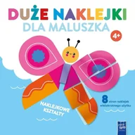 Kolorowanki, wyklejanki - Duże naklejki dla maluszka 4+ Motylek - praca zbiorowa - miniaturka - grafika 1