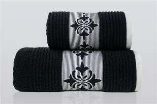 Greno FIRENZE RĘCZNIK 70x140 CZARNY 450 119146 - Ręczniki - miniaturka - grafika 1