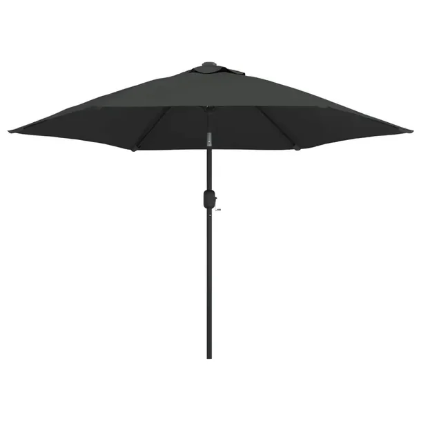 Parasol ogrodowy z oświetleniem LED, antracytowy, 300 x 225 cm
