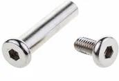 Akcesoria do skatingu - Oś-śruba do rolek 8mm x 34mm - miniaturka - grafika 1