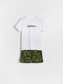 Skarpetki dla dzieci - Reserved - Dwuczęściowa piżama - biały - miniaturka - grafika 1