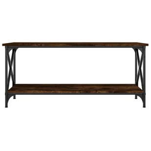 Stolik kawowy, przydymiony dąb, 100x45x45 cm Lumarko - Ławy i stoliki kawowe - miniaturka - grafika 5