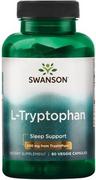 Witaminy i minerały - Swanson L-Tryptofan 500mg, Tryptofan, 60 kapsułek ziołowych - miniaturka - grafika 1