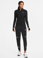 Koszulki sportowe damskie - Nike Koszulka w kolorze czarnym do biegania - miniaturka - grafika 1