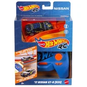 Modele zdalnie sterowane - Hot Wheels samochód RC 1:64 Nissan GT R GWB72 - miniaturka - grafika 1