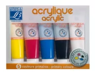 Farby i media malarskie - Lefranc & Bourgeois, zestaw farb akrylowych, 5 sztuk - miniaturka - grafika 1