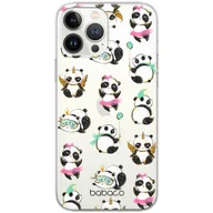 Etui i futerały do telefonów - Etui Babaco dedykowane do Iphone 13 MINI, wzór: Panda 008 Etui częściowo przeźroczyste, oryginalne i oficjalnie licencjonowane - miniaturka - grafika 1