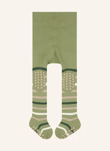 Falke Rajstopy Antypoślizgowe Multi Stripe gruen - Rajstopy - miniaturka - grafika 1