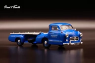 Samochody i pojazdy dla dzieci - Mercedes Rennwagen Schnelltransporter 1/43 Ixo - miniaturka - grafika 1