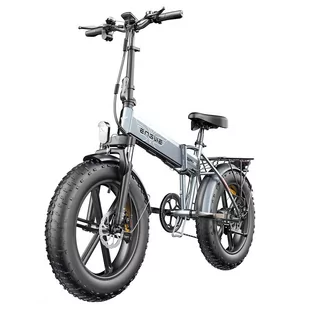 Składany rower elektryczny Engwe EP-2 Pro 20-calowe grube opony, silnik 250W, bateria 13Ah, maks. prędkość 35km/h - szary - Rowery elektryczne - miniaturka - grafika 2