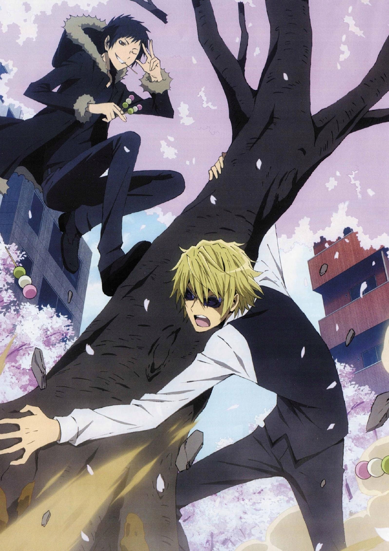 Plakat A1 anime manga Durarara!! Durarara Drrr!!