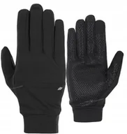 Rękawiczki - 4F CIENKIE OCIEPLANE RÄKAWICZKI DZIANINOWE DOTYK / rozm XL - miniaturka - grafika 1