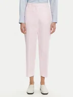 Spodnie damskie - Tommy Hilfiger Chinosy WW0WW40504 Różowy Straight Fit - miniaturka - grafika 1