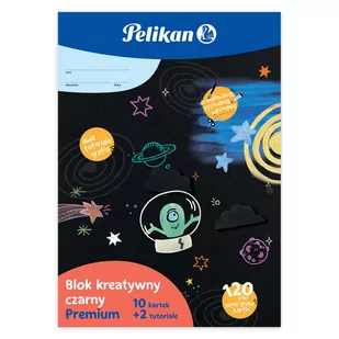 Pelikan, Blok kreatywny czarny A4 premium - Podobrazia, bloki, papiery - miniaturka - grafika 1
