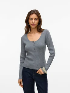 ONLY Sweter w kolorze szarym - Swetry damskie - miniaturka - grafika 1