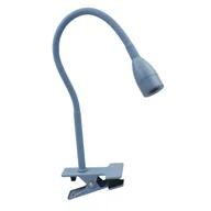 Lampy stojące - Lampka biurkowa z klipsem Gao Led niebieska Inspire - miniaturka - grafika 1