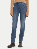 Spodnie damskie - Marella Jeansy 2523186104 Niebieski Skinny Fit - miniaturka - grafika 1
