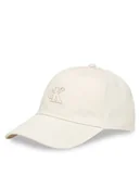 Czapki damskie - Calvin Klein Czapka z daszkiem Monogram Shine Embroidery Cap LV04F5044G Biały - miniaturka - grafika 1