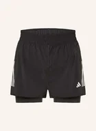 Spodenki damskie - Adidas Szorty Do Biegania 2 W 1 Own The Run Climacool schwarz - miniaturka - grafika 1