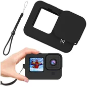 Akcesoria do kamer sportowych - Etui silikonowe ochronne Alogy obudowa TPU silikon case do GoPro Hero 11/10/9 czarne - miniaturka - grafika 1