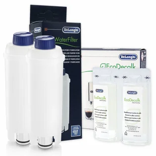 Zestaw Do Delonghi, Filtr DLSC002 2 szt, EcoDecalk 551329602 200ml - Akcesoria i części do ekspresów do kawy - miniaturka - grafika 1
