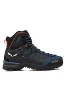 Buty trekkingowe męskie - Salewa Trekkingi Ms Mnt Trainer Lite Mid Gtx GORE-TEX 61359-8769 Granatowy - miniaturka - grafika 1