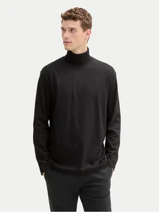 Tom Tailor Golf 1043993 Czarny Regular Fit - Koszulki męskie - miniaturka - grafika 1