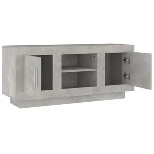 Lumarko Szafka pod telewizor, szarość betonu, 102x35x45 cm - Szafki RTV - miniaturka - grafika 8