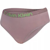 Majtki damskie - CALVIN KLEIN STRINGI DAMSKIE MAJTKI BEŻOWE r.XS - miniaturka - grafika 1