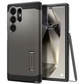 Etui i futerały do telefonów - Etui SPIGEN Tough Armor do Samsung Galaxy S24 Ultra Szary - miniaturka - grafika 1