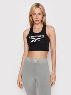 Biustonosze - Reebok Biustonosz sportowy Identity GL2544 Czarny - miniaturka - grafika 1