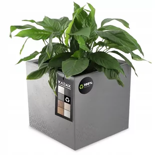 Donica Sore na kółkach „Beton" 40 x 39 cm, antracyt - Donice Donica Sore na kółkach „Beton" 40 x 39 cm, antracyt - Donice - miniaturka - grafika 1