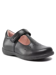Geox Półbuty J Naimara G. B J16FHB 00043 C9999 M Czarny - Buty dla dziewczynek - miniaturka - grafika 1