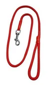 Smycze dla psów - Chaba Smycz linka - 6mm x 120 cm czerwona 2072 - miniaturka - grafika 1