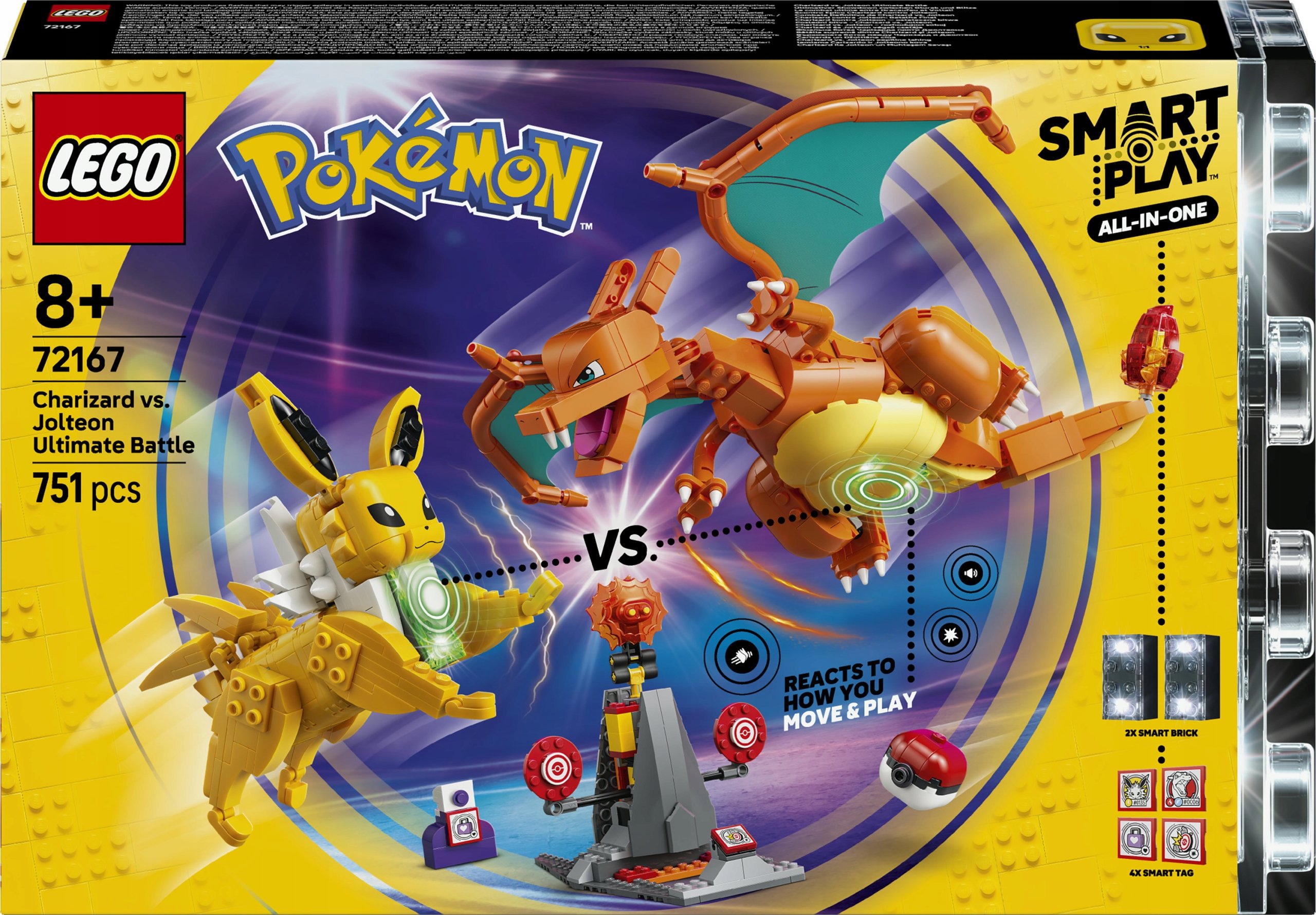 Lego Pokémon Smart Play: Charizard kontra Jolteon ostateczna bitwa 72167