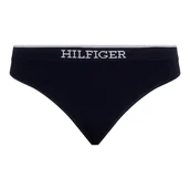 Majtki damskie - TOMMY HILFIGER STRINGI DAMSKIE MAJTKI 1P THONG GRANATOWE r.M - miniaturka - grafika 1