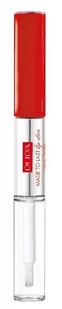 Pupa Made To Last Lip Duo wodoodporna pomadka w płynie i błyszczyk 018 Imperial Red 2x4 ml - 018 - Szminki - miniaturka - grafika 1